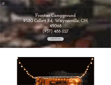 Tablet Screenshot of frontiercamping.com
